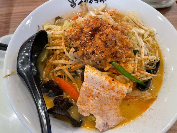 「濃厚辛いタンメン」@関東タンメン専門 イタダキ亭 多摩境店の写真