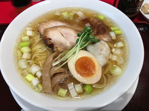 「とりそば」@鳥藤とりそばスタンド グランスタ東京店の写真