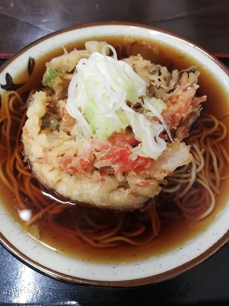 「かきあげそば」@そばよし 京橋店の写真