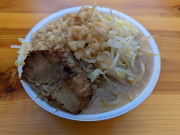 「【ハイマウント】HI-MOUNTラーメン（ニンニク）」@大つけ麺博 2022の写真