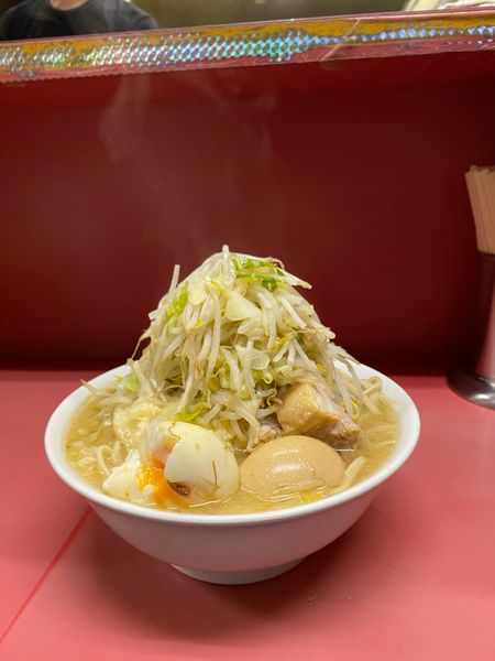 「小　味つけタマゴ　グル抜き　ノーコール」@ラーメン二郎 ひばりヶ丘駅前店の写真