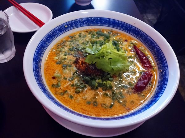 「担々麺＋餃子」@餃子荘 紅蜥蜴の写真