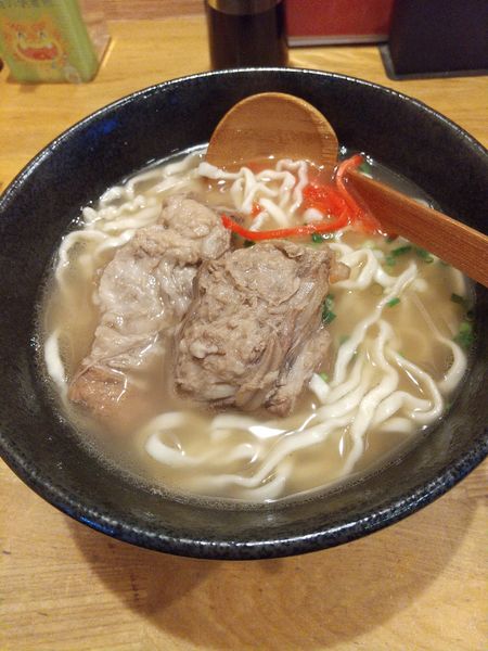 「ソーキそば」@沖縄料理 願寿亭の写真