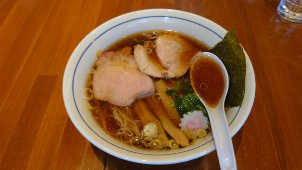 「中華そば　醤油」@自家製手打中華そば もり中の写真