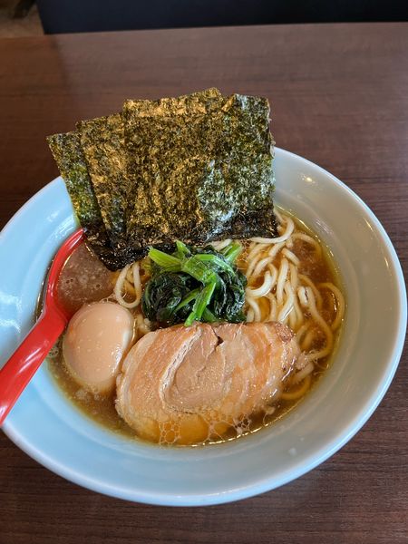 「味玉ラーメン、硬め濃いめ」@中川家 大熊店の写真