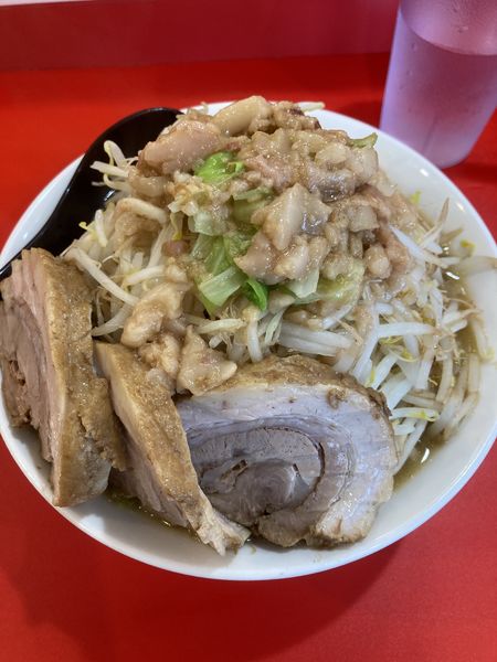「小ラーメン　豚マシ　ヤサイマシ」@立川マシマシ 太田店の写真