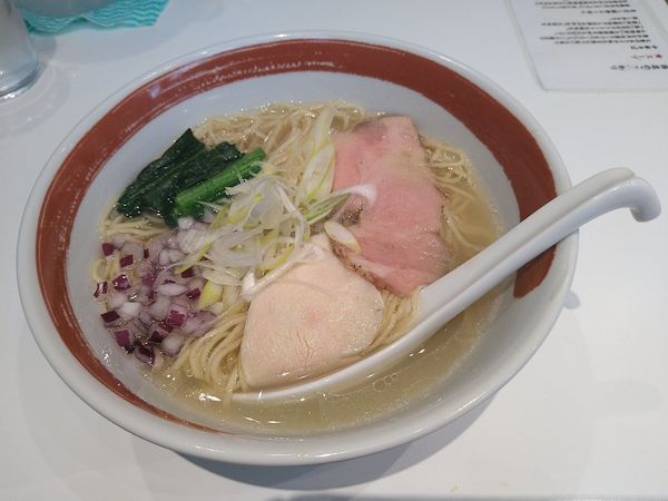 「塩拉麺」@貝だしラーメン yayoiの写真