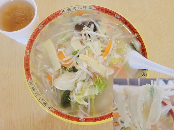 「海鮮塩味湯麺 （刀削麺変更）」@中華料理 鴻運の写真