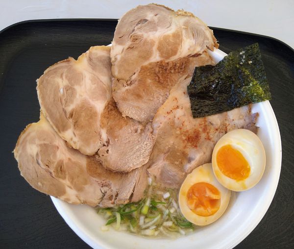 「【産業まつり】味噌らーめん＋チャーシューセット＝￥900」@和風らーめん 凪の写真