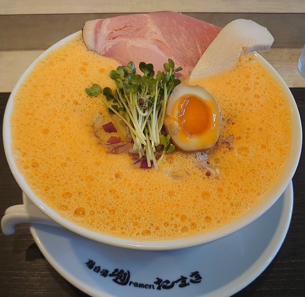 「鶏白湯泡ramen～トマト～(1200円)」@鶏白湯泡ramenたまきの写真