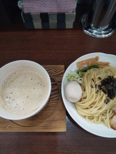 「つけ麺（味玉付き）」@さるいち 大口店の写真