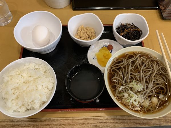 「朝定食 600円」@元禄そば 江戸一の写真