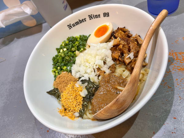 「まぜそば」@麺Dining Number Nine 09の写真