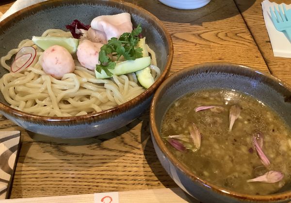 「[限定]秋香るボルチーニつけ麺」@海老丸らーめんの写真