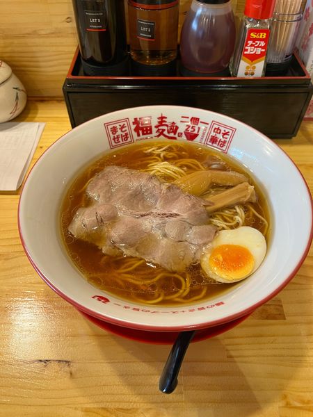 「中華そば」@福麺 二個一の写真