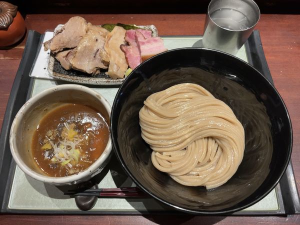 「焼豚つけ麺」@つけ麺 繁田の写真