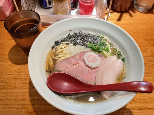 「特製煮干しそば＋ニボ玉」@麺屋 烈の写真