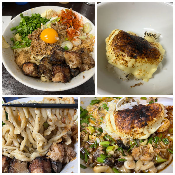 「【限定】台湾塩汁なし(らどん麺) 1000円追い飯付き」@自家製麺 まさき（非乳化） 2号店の写真