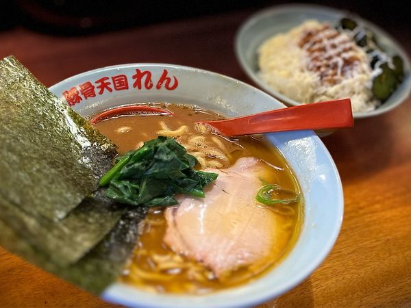 「豚骨天国 790円」@豚骨らーめん れんの写真