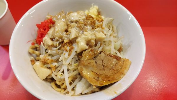 「まぜそば (200g ニンニク少な目)」@まぜそばマゼロー 船橋店の写真