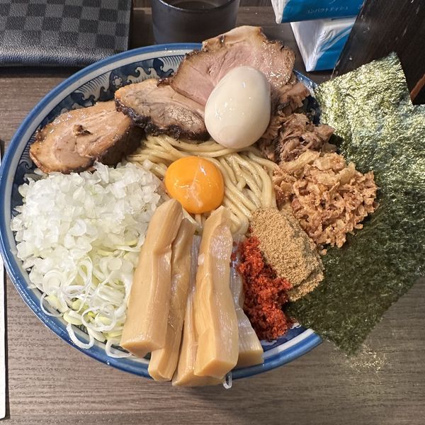 「まぜそば　特盛　特製トッピング　¥1,050」@狼煙 〜NOROSHI〜の写真