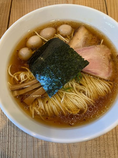 「醤油そば&和え玉黒醤油」@The Noodles & Saloon Kiriyaの写真