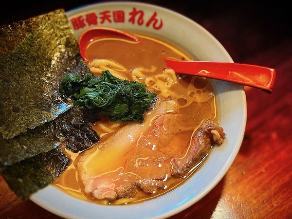 「羊骨天国 790円」@豚骨らーめん れんの写真