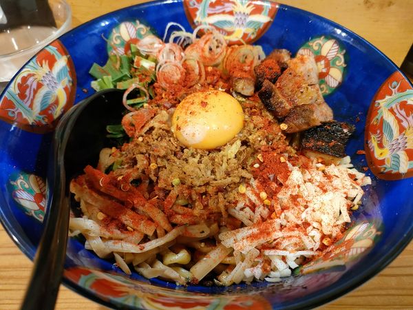 「特製シビ辛まぜそば」@麺FACTORY JAWS 2ndの写真