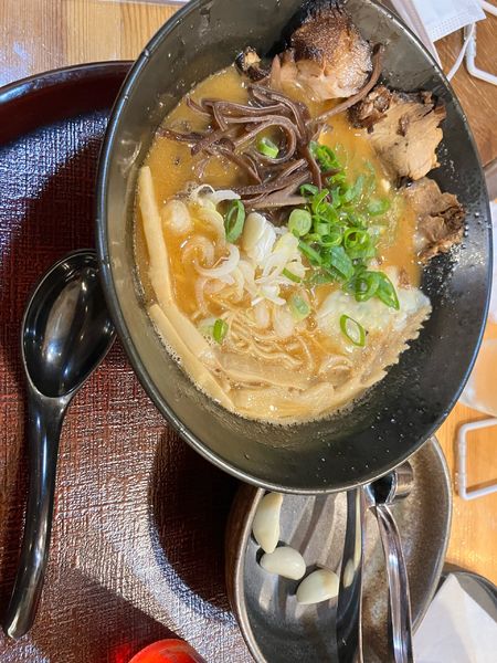 「海老豚骨ラーメン醤油850円」@台北の写真