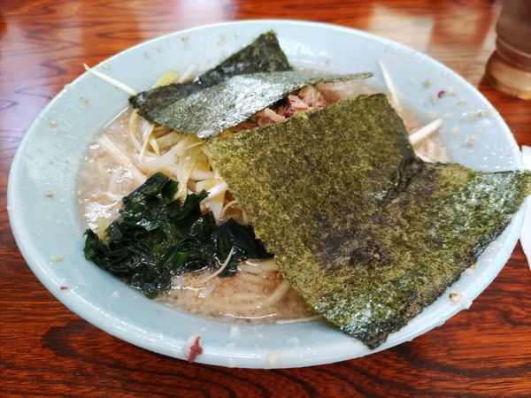 「ネギ塩ラーメン（太麺）」@ラーメンショップ 牛久結束店の写真