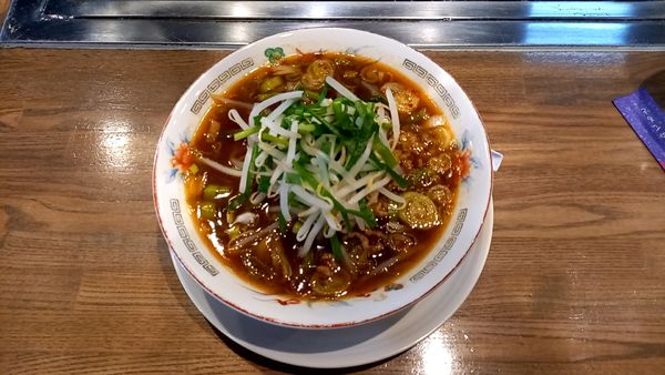 「旨辛ラーメン」@広島風お好み焼き・鉄板焼き 千両の写真