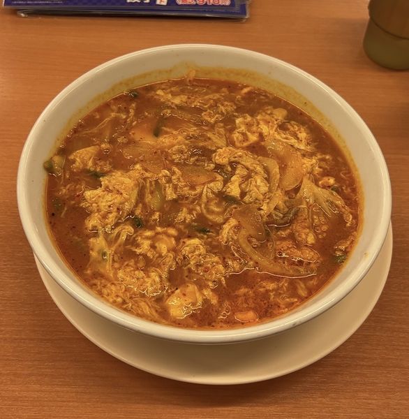 「チゲ味噌ラーメン」@熱烈中華食堂 日高屋 稲毛西口店の写真