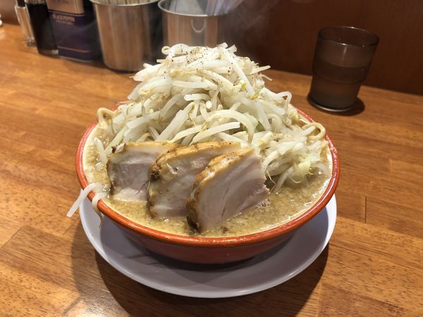 「ラーメン　野菜増し」@らーめん バリ男 行徳店の写真