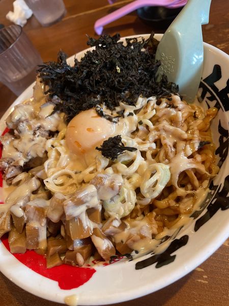 「特製油そば(大)」@竹本商店★つけ麺開拓舎の写真