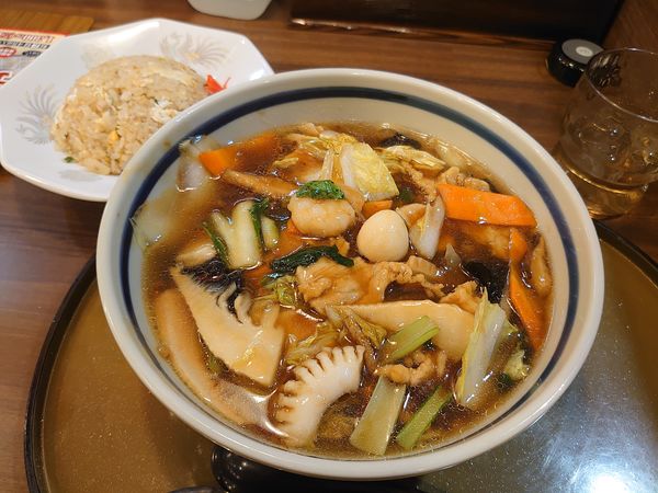 「五目うま煮めん」@三宝亭 長野安曇野店の写真