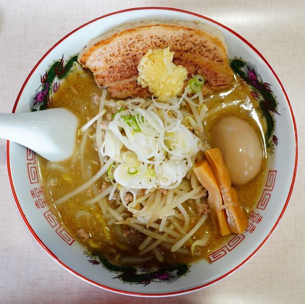 「【限定】味噌ラーメン（第２弾）＋味玉」@中華そば ふじ野の写真