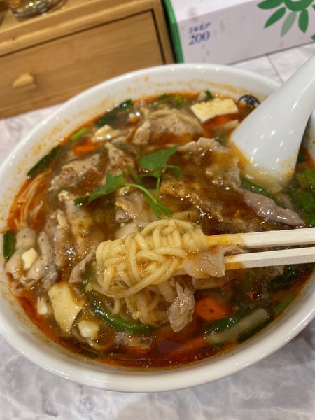 「スーラータンメン　大辛」@麺や二代目 夜来香の写真