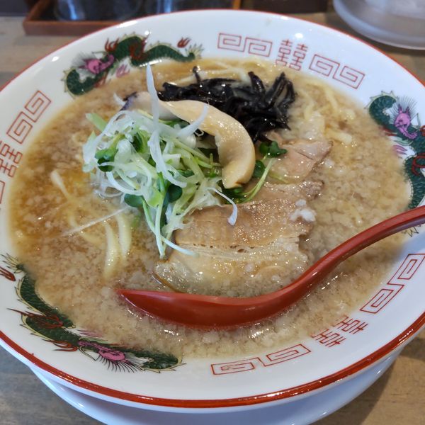 「背油中華そば（￥800）」@中華そば 天辺月の写真