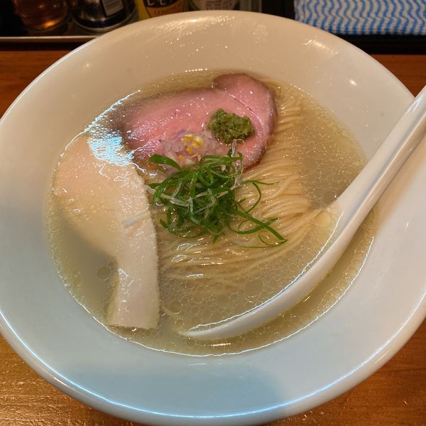 「塩そば+炊き込みご飯」@麺処 源玄の写真