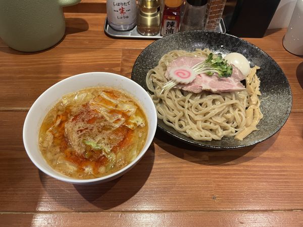 「【土曜限定】背脂味噌つけ麺」@麺屋 真心の写真