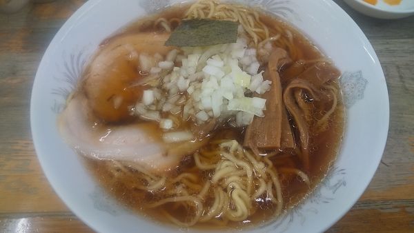 「アサヒスーパードライ・中瓶→ラーメン・並（￥550+500）」@丸幸の写真