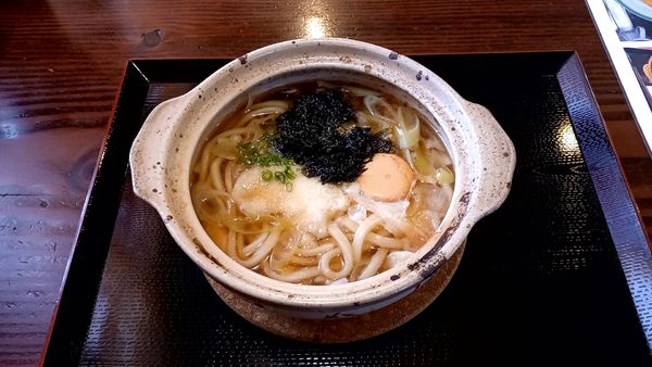 「鍋焼きうどん」@あじわい座楽 喜久の写真