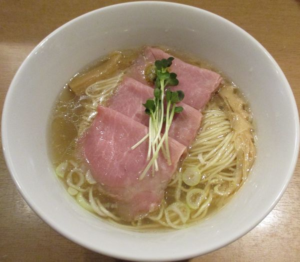 「牛貝清湯塩中華そば　900円」@中華そば 流川の写真