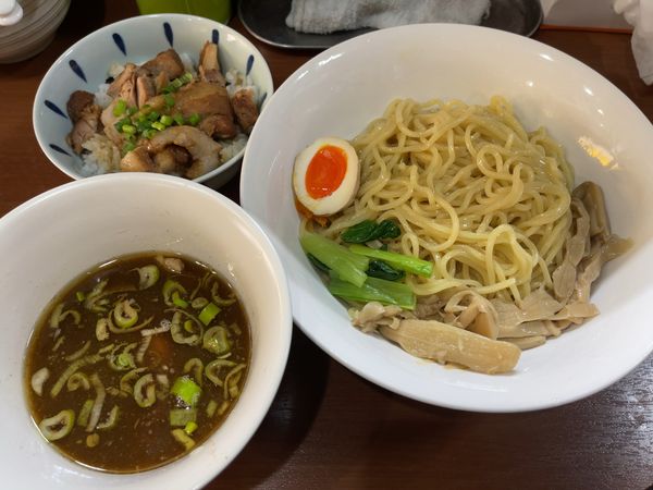 「つけ麺正油中盛（800円）」@麺家 近の写真