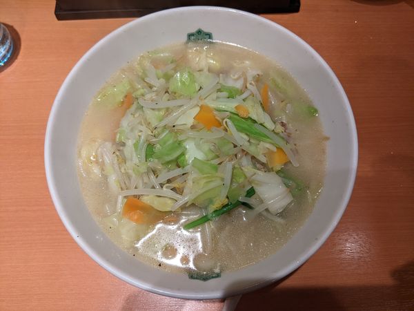 「野菜たっぷりタンメン：550円」@日高屋 調布北口店の写真