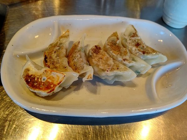 「ギョーザ(6個)セット400円」@担担麺専門 たんさゐぼうの写真