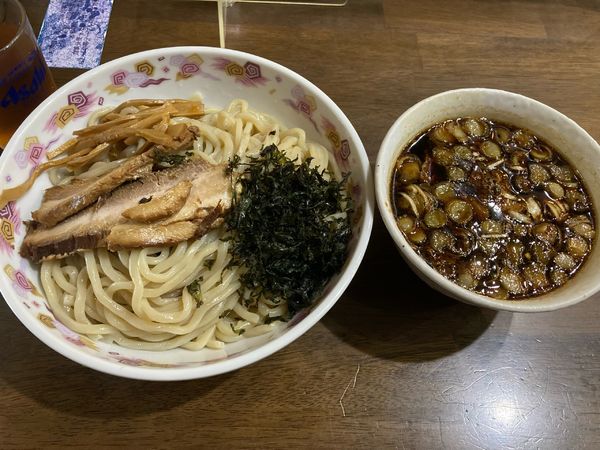 「黒背脂つけ麺・大」@ふうふう亭の写真