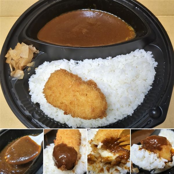 「カニクリームコロッケカレー　730円」@とんかつ 新宿さぼてん 浅草ROX前店の写真