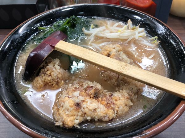 「からあげラーメン950円」@ラーメンショップ とさっ子の写真