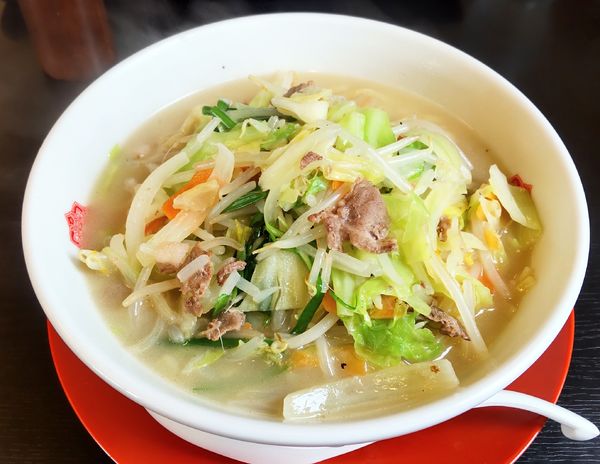 「野菜たっぷりタンメン 大盛り」@日高屋 所沢山口店の写真